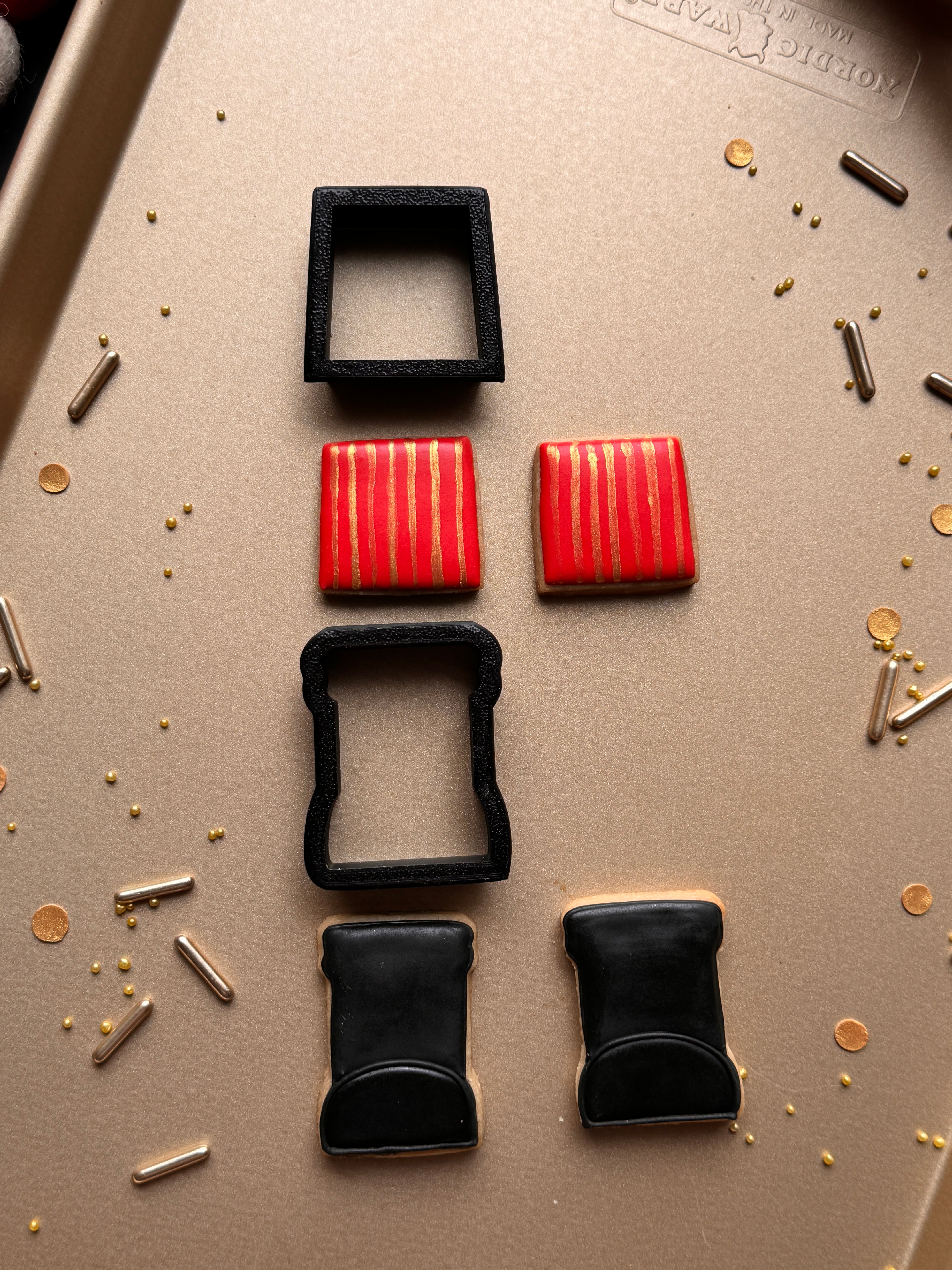 Nutcracker feet Cookie Cutter | The Cheerful Baker