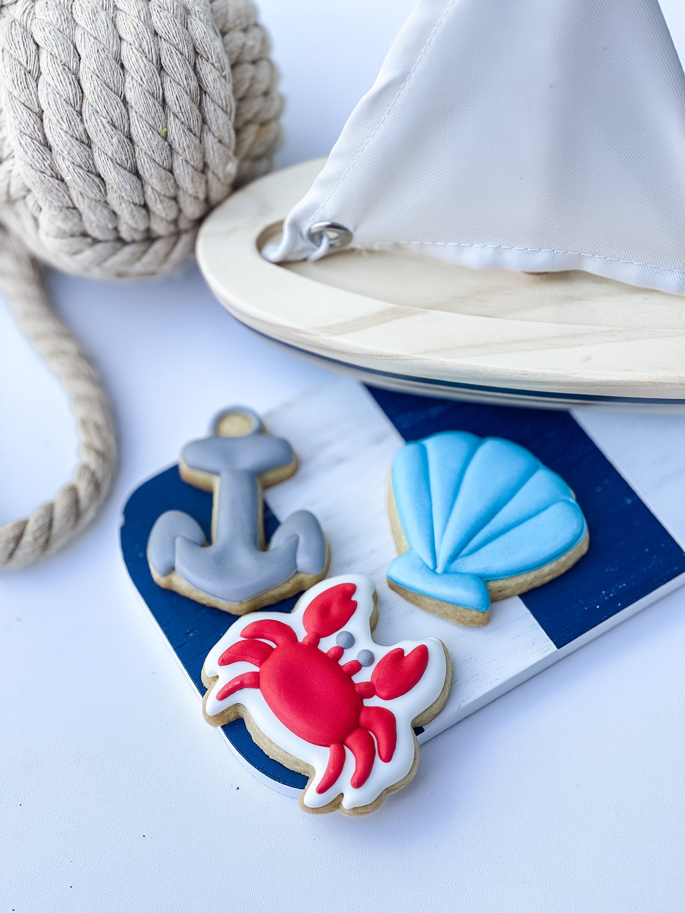 Nautical Cookie Decorating Class and Cookie Cutter Set