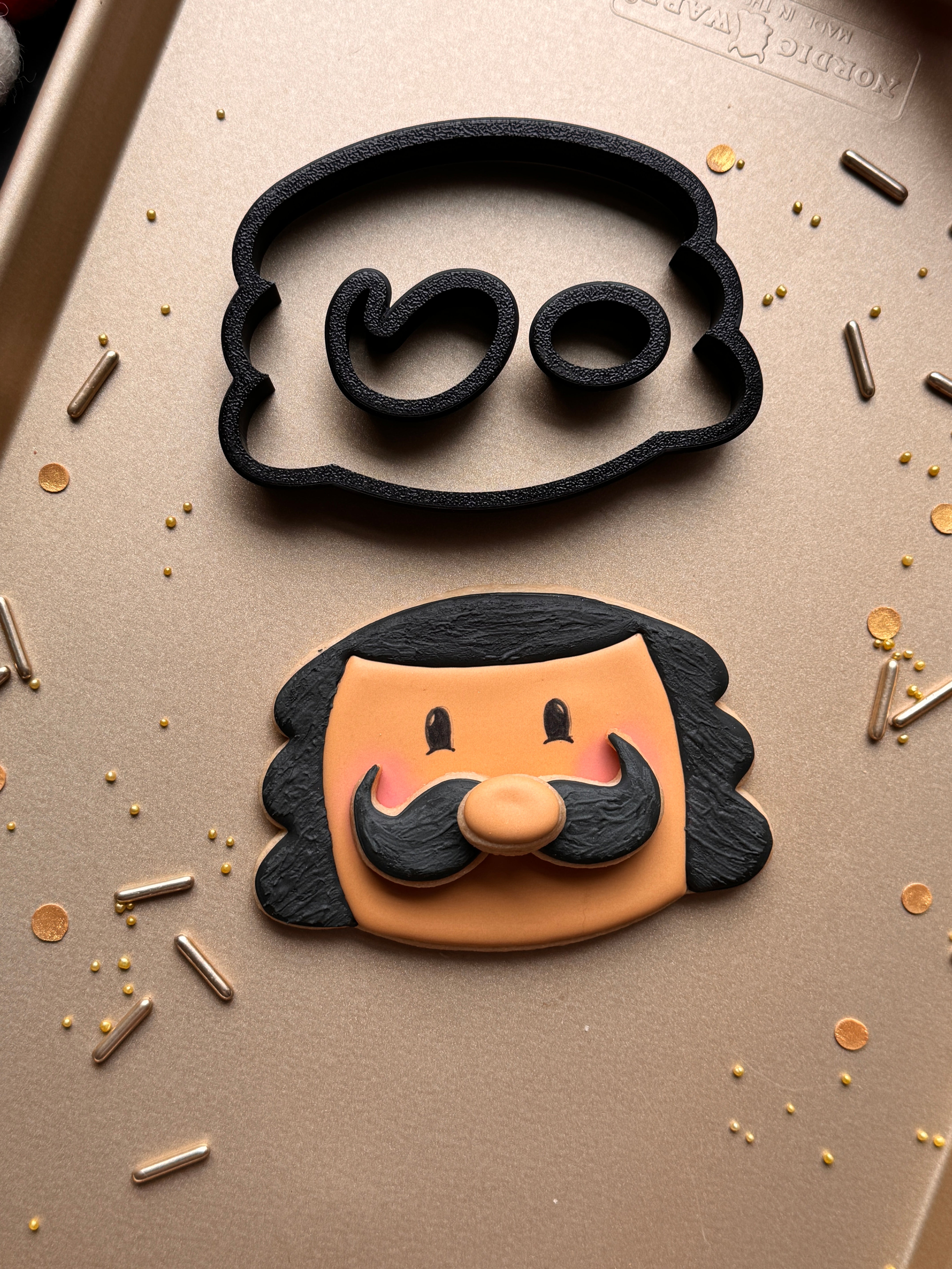 Nutcracker Face Cookie Cutter | The Cheerful Baker