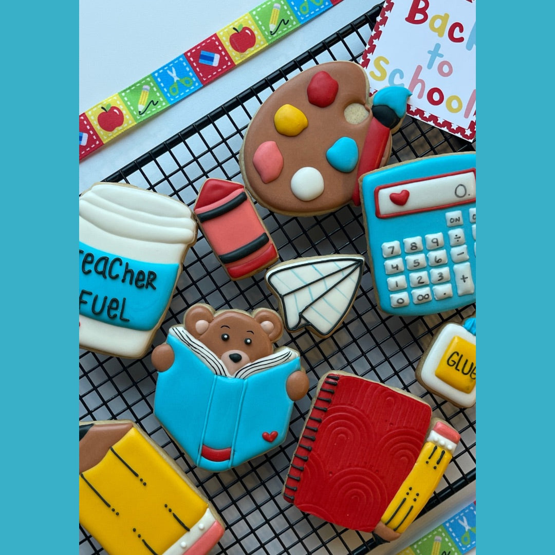 Back to school STL Files plus online cookie decorating class
