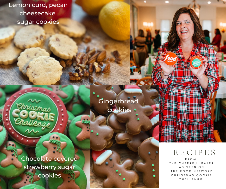 3 Recipes as seen on the Christmas Cookie Challenge Cheerful Baker