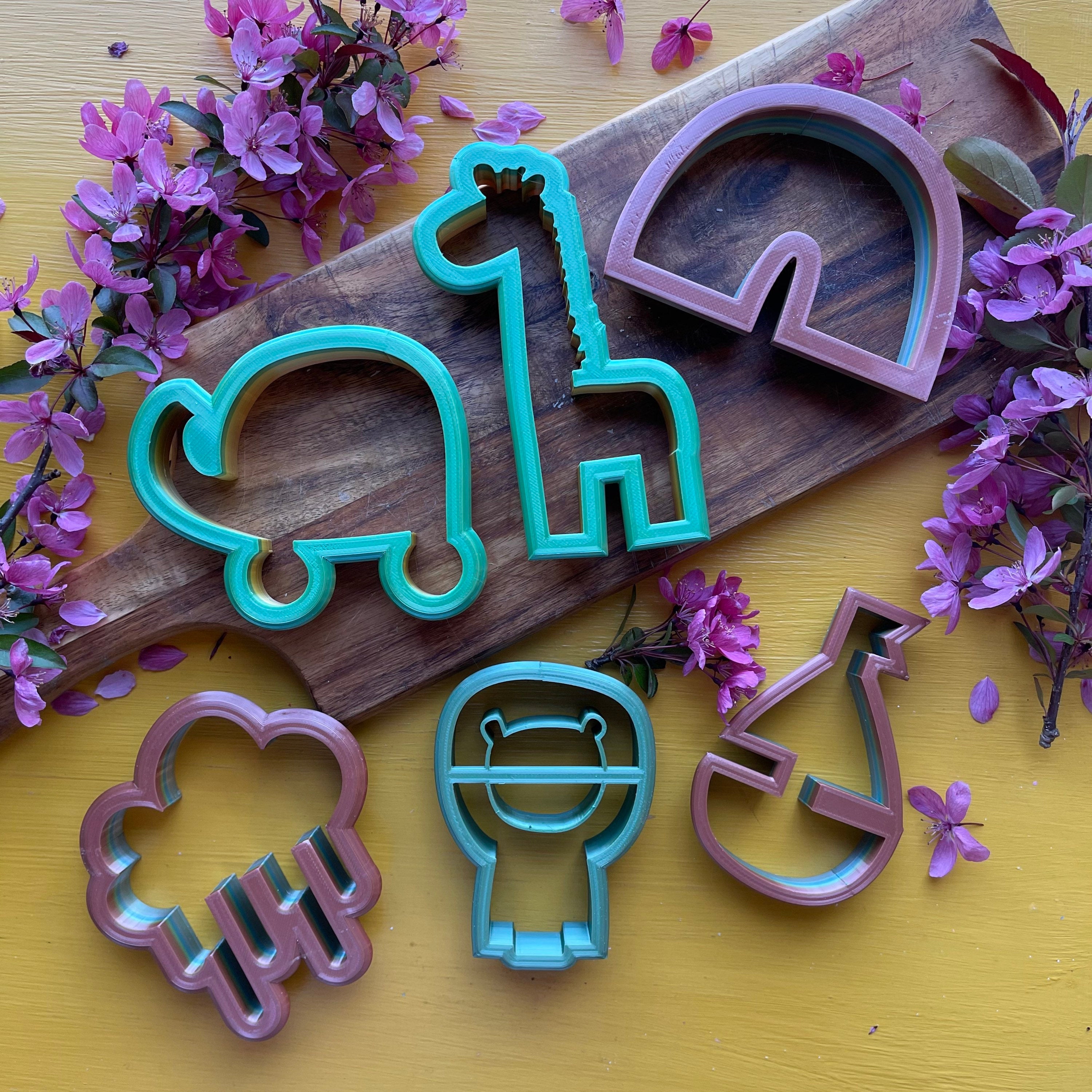 zoo animal cookie cutter set