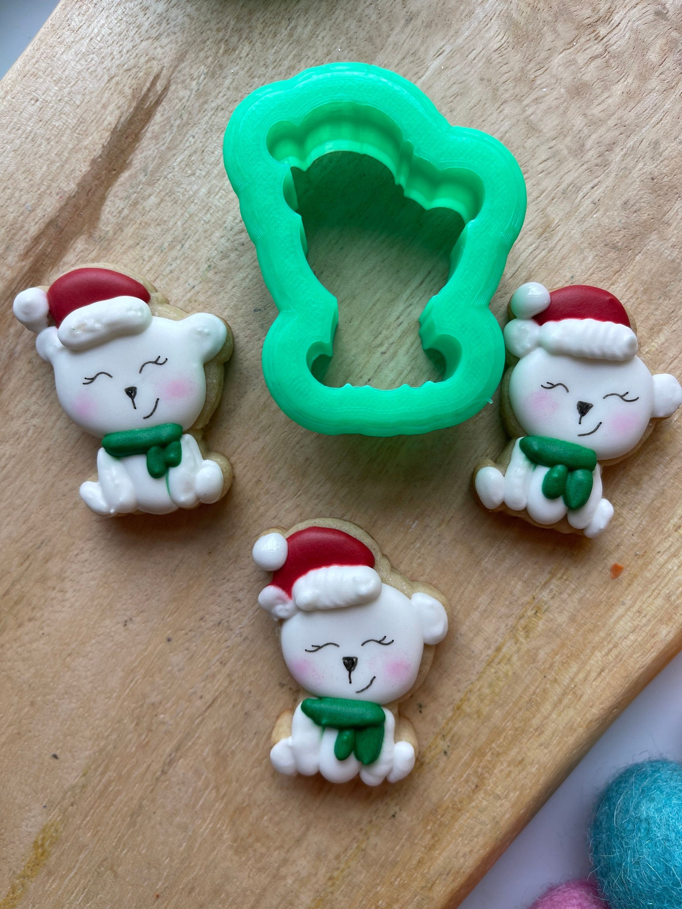 polar bear mini cookie cutter