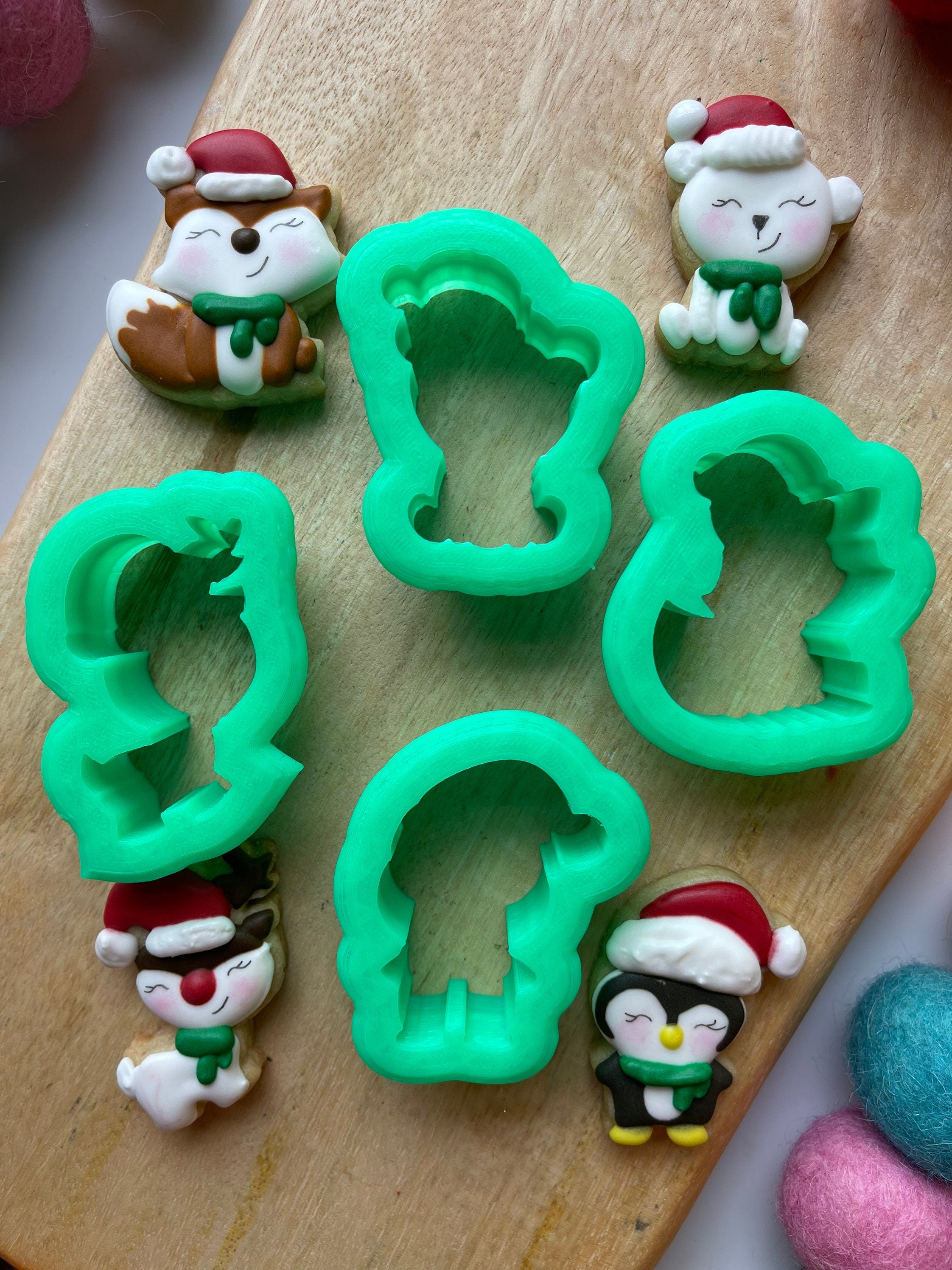 mini christmas cookie cutter set