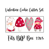 Mix and match gnome cookie cutters set of 12 cutters