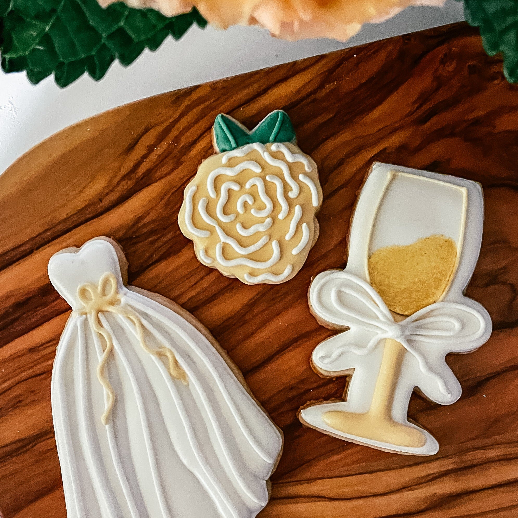 wedding cookie place cards