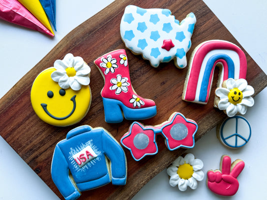 where to buy a cookie decorating kit 4th of july kit | The Cheerful Baker