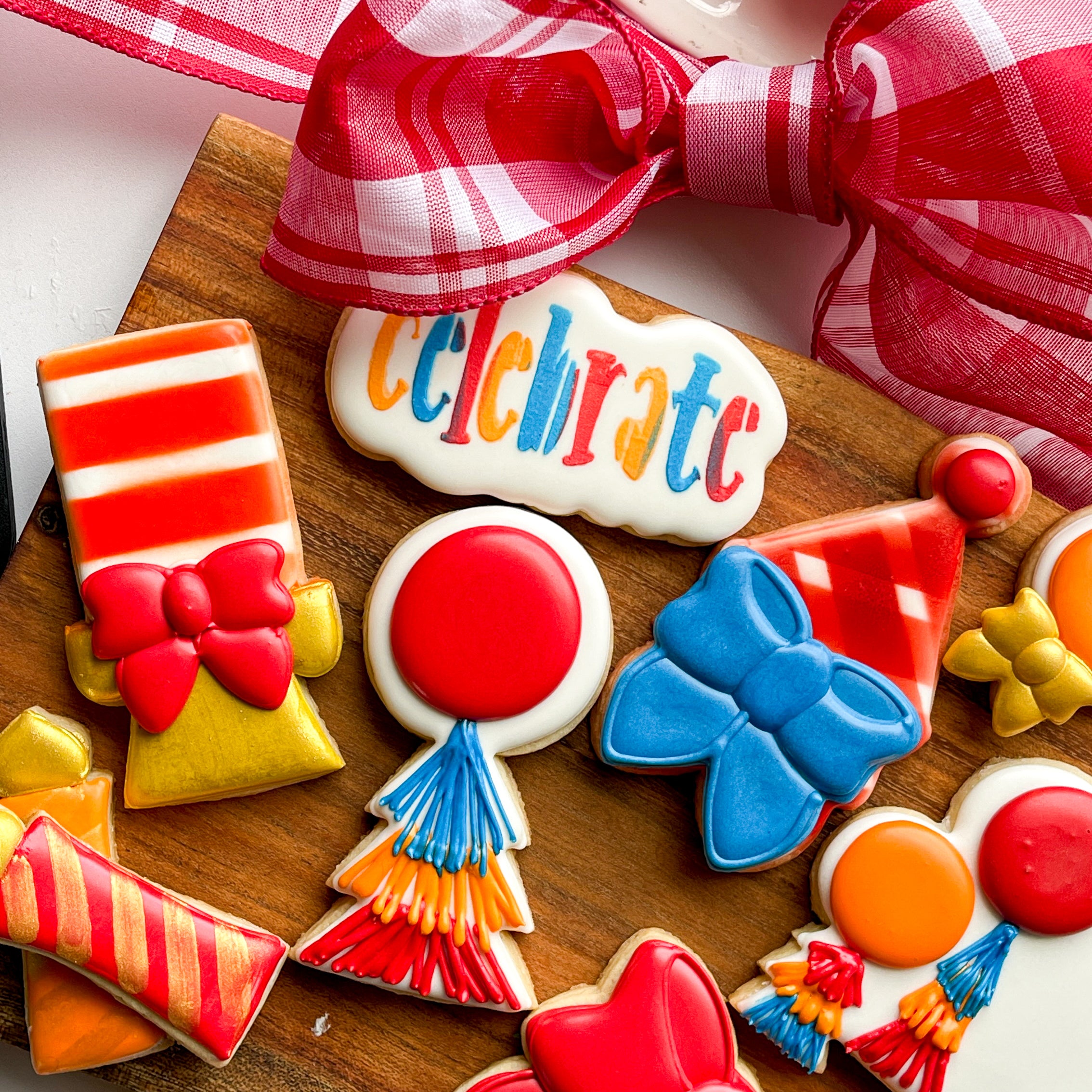 Birthday party themed cookie cutters