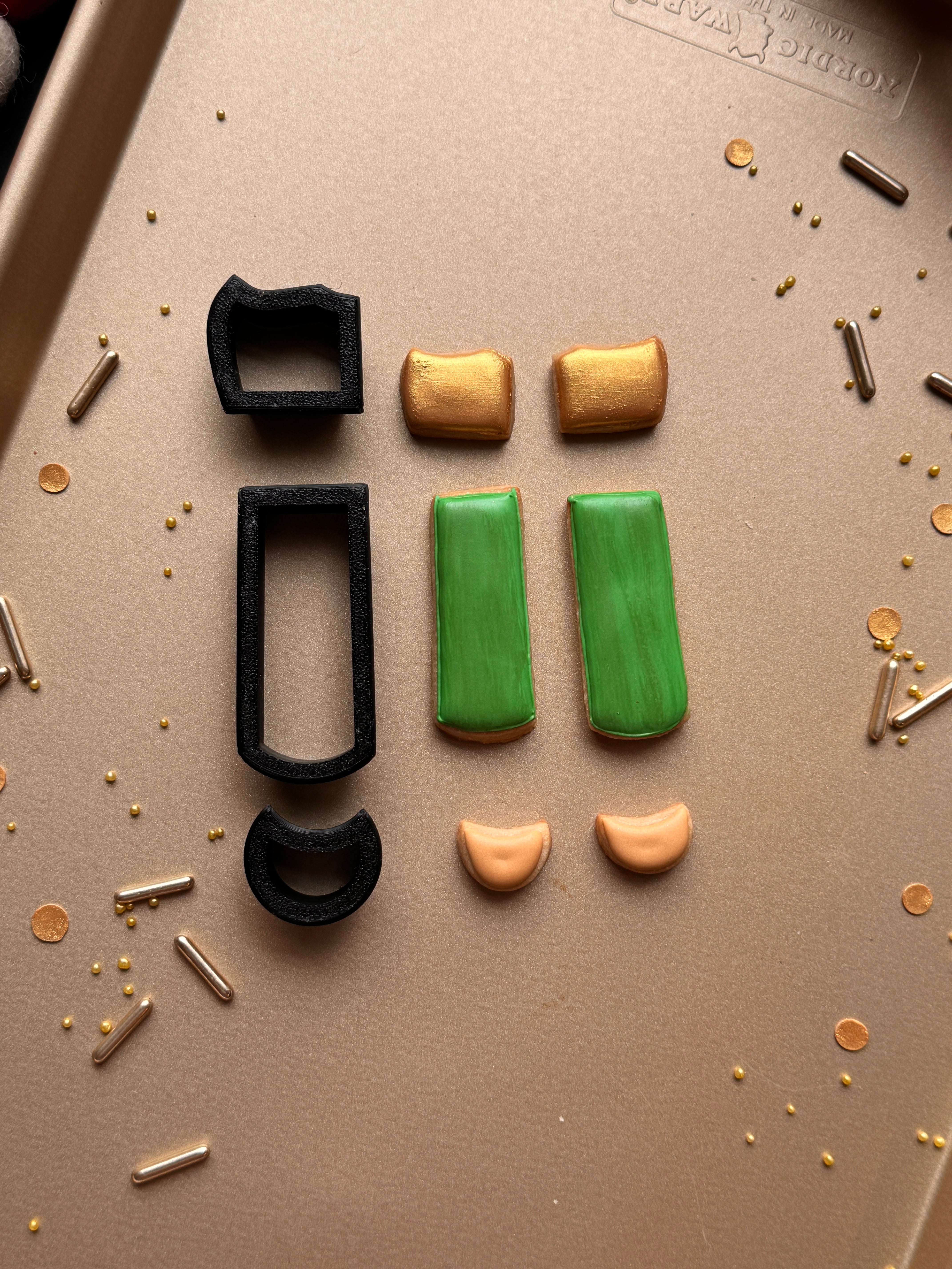 Nutcracker Arms Cookie Cutter | The Cheerful Baker