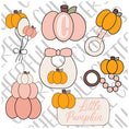 Load image into Gallery viewer, Pumpkin baby shower cookie cutter set | The Cheerful Baker
