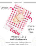 Load image into Gallery viewer, Polka dotted cookie backer card for packaging  - file download
