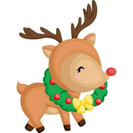Christmas reindeer cookie cutter