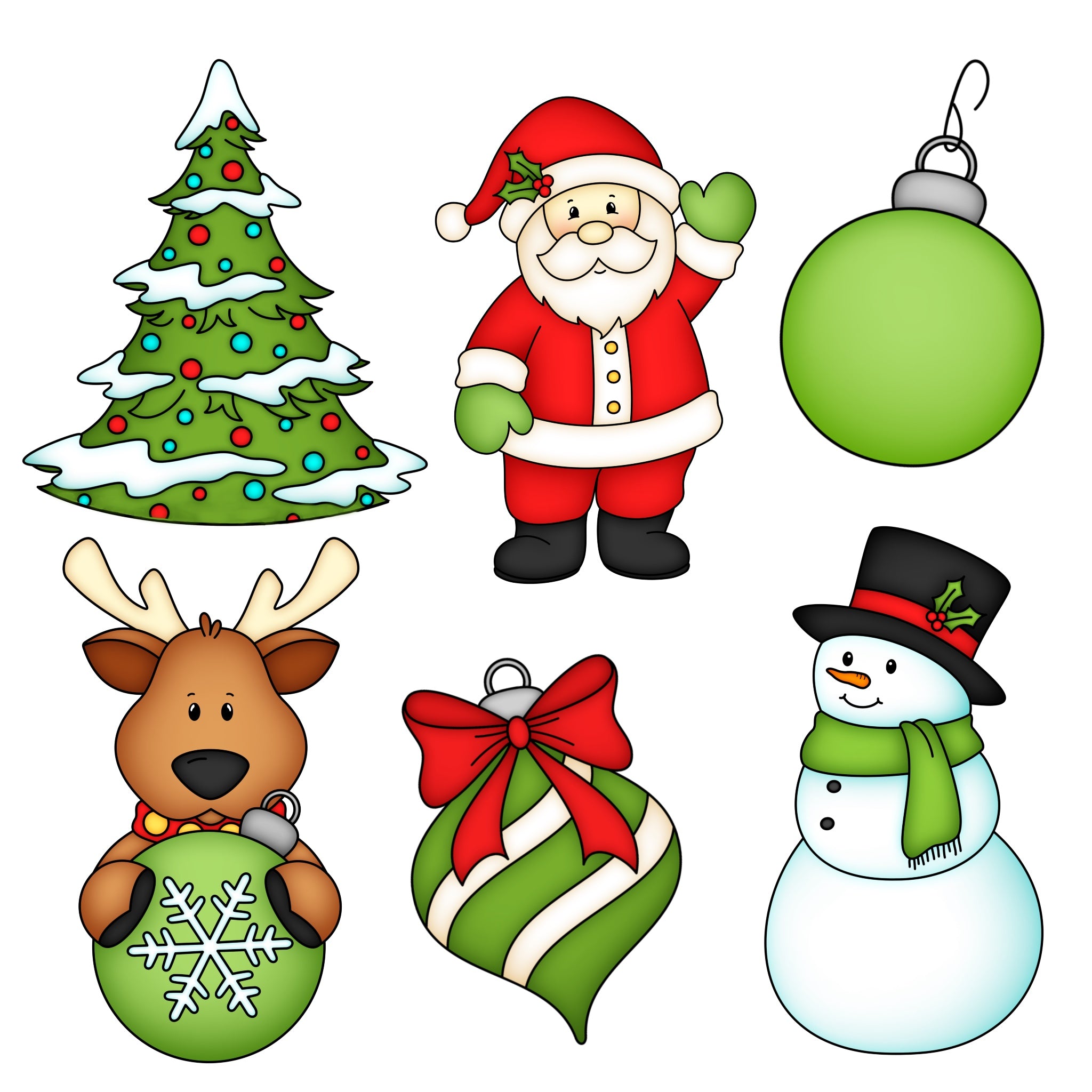 Santa Claus and friends cookie cutter set | The Cheerful Baker