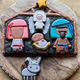 Christmas nativity cookie cutter set