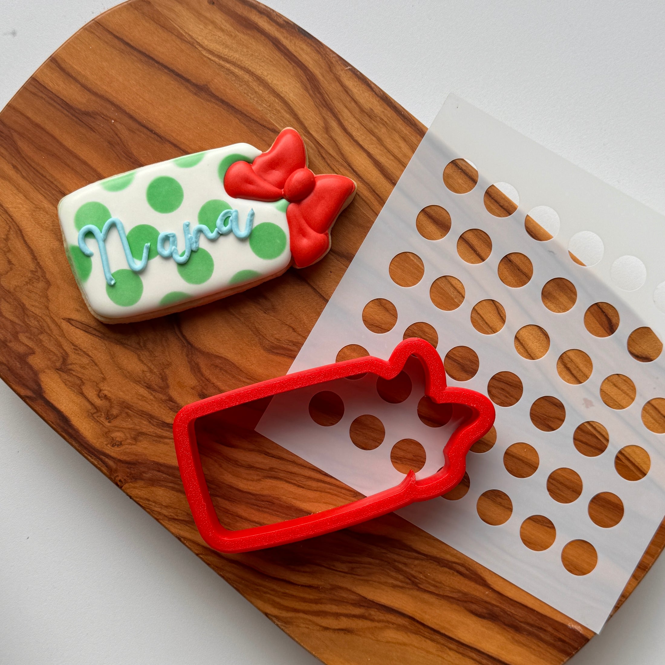 Cookie cutter and stencil set - Cookie Cutter of the Month Club