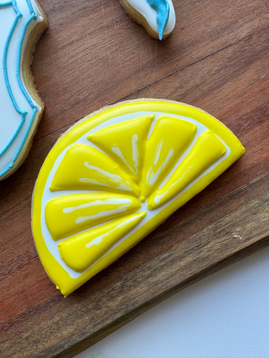 Lemon slice cookie cutter