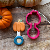Pumpkin Rattle Cookie Cutter | The Cheerful Baker