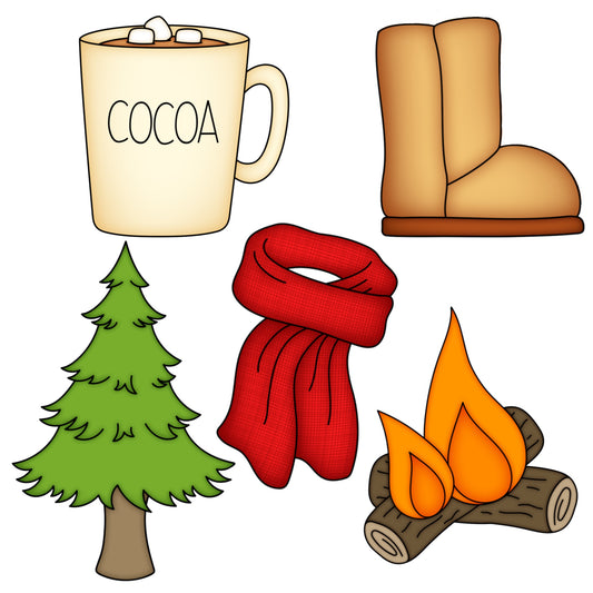 cozy winter cookie cutter set