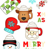 Holiday mugs Christmas Cookie Cutters - Christmas Characters
