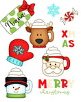 Load image into Gallery viewer, Holiday mugs Christmas Cookie Cutters - Christmas Characters
