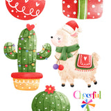 Christmas Llama Cookie Cutter Set