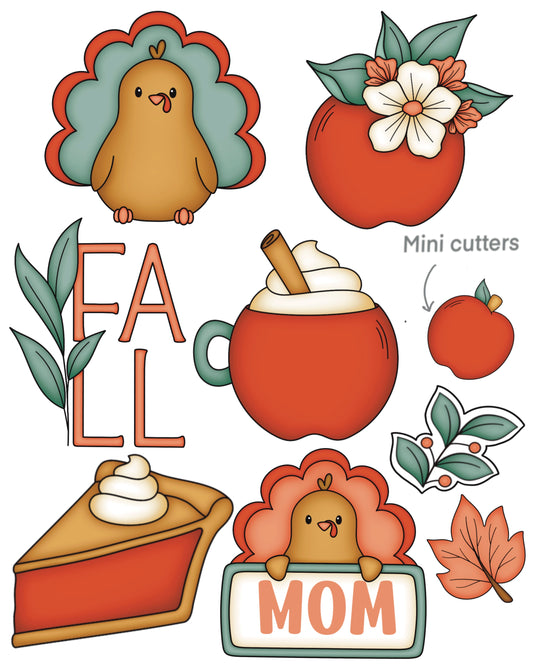 Apple Harvest Cookie Decorating Kit