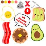 Valentine Pun Cookie Cutter Set