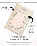 Load image into Gallery viewer, Love is sweet cookie backer card for packaging  - file download
