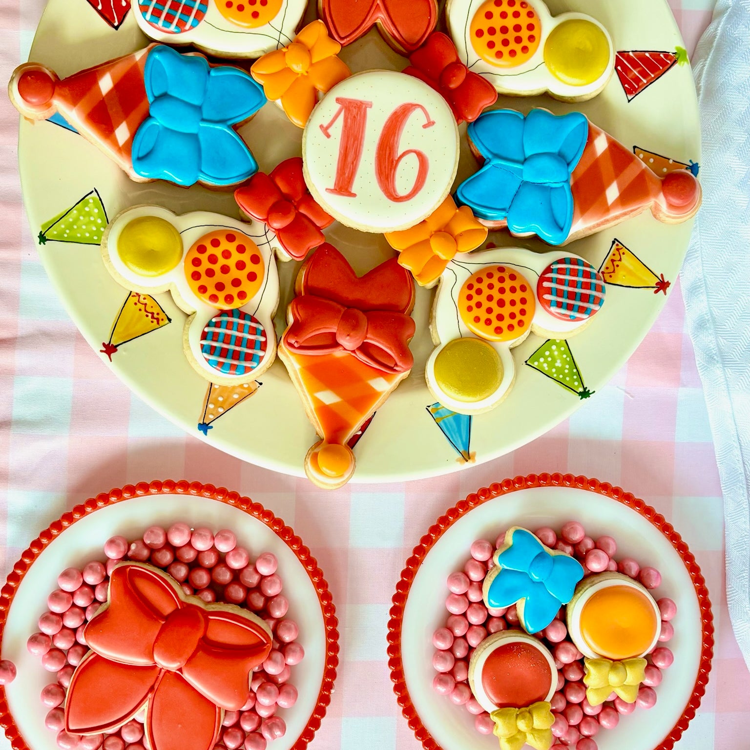 online cookie decorating classes | birthday cookie platter | the cheerful baker