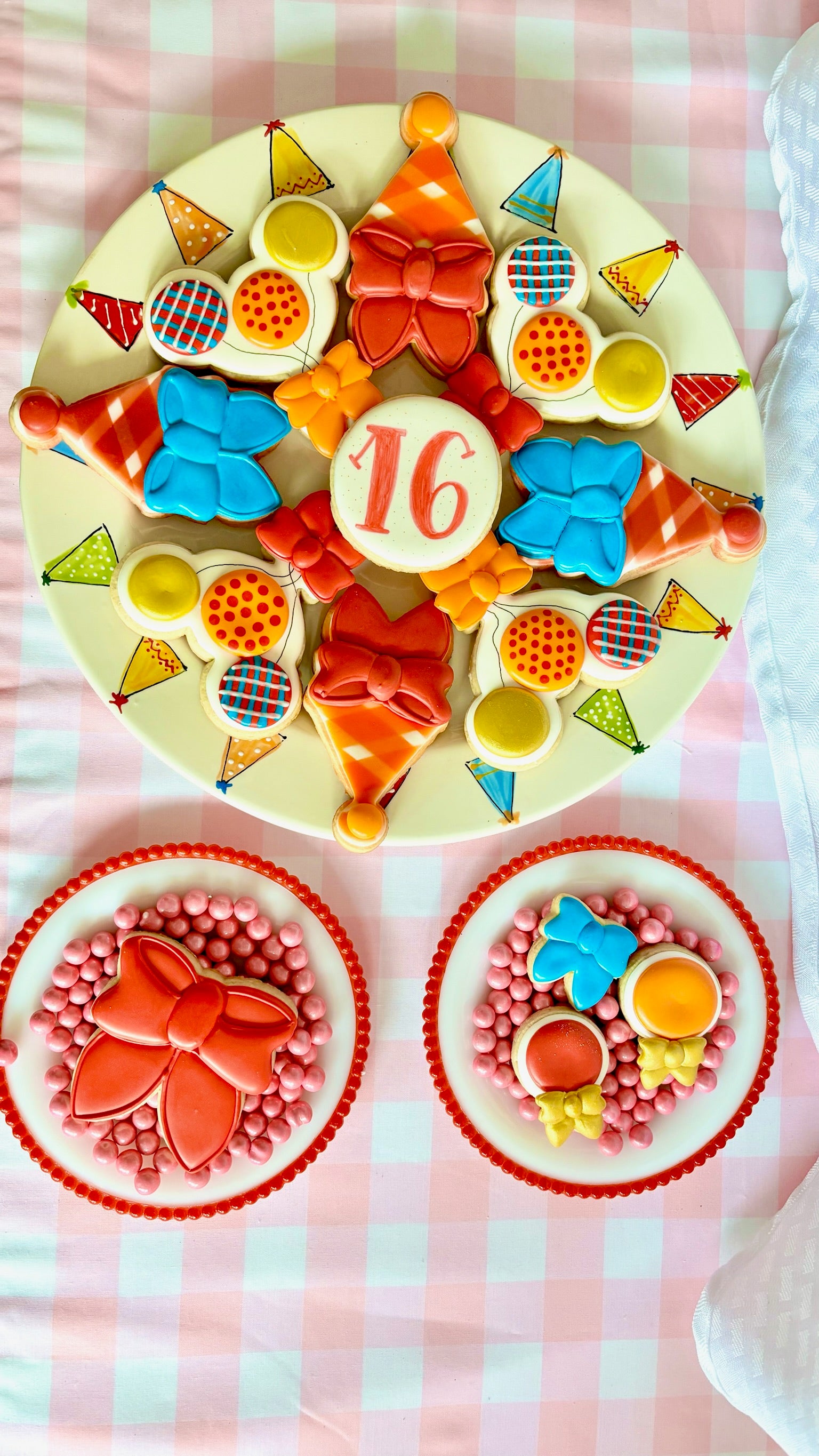 online cookie decorating classes | birthday cookie platter | the cheerful baker