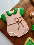 Load image into Gallery viewer, baby romper cookie Online Cookie Decorating Classes- The Cheerful Box
