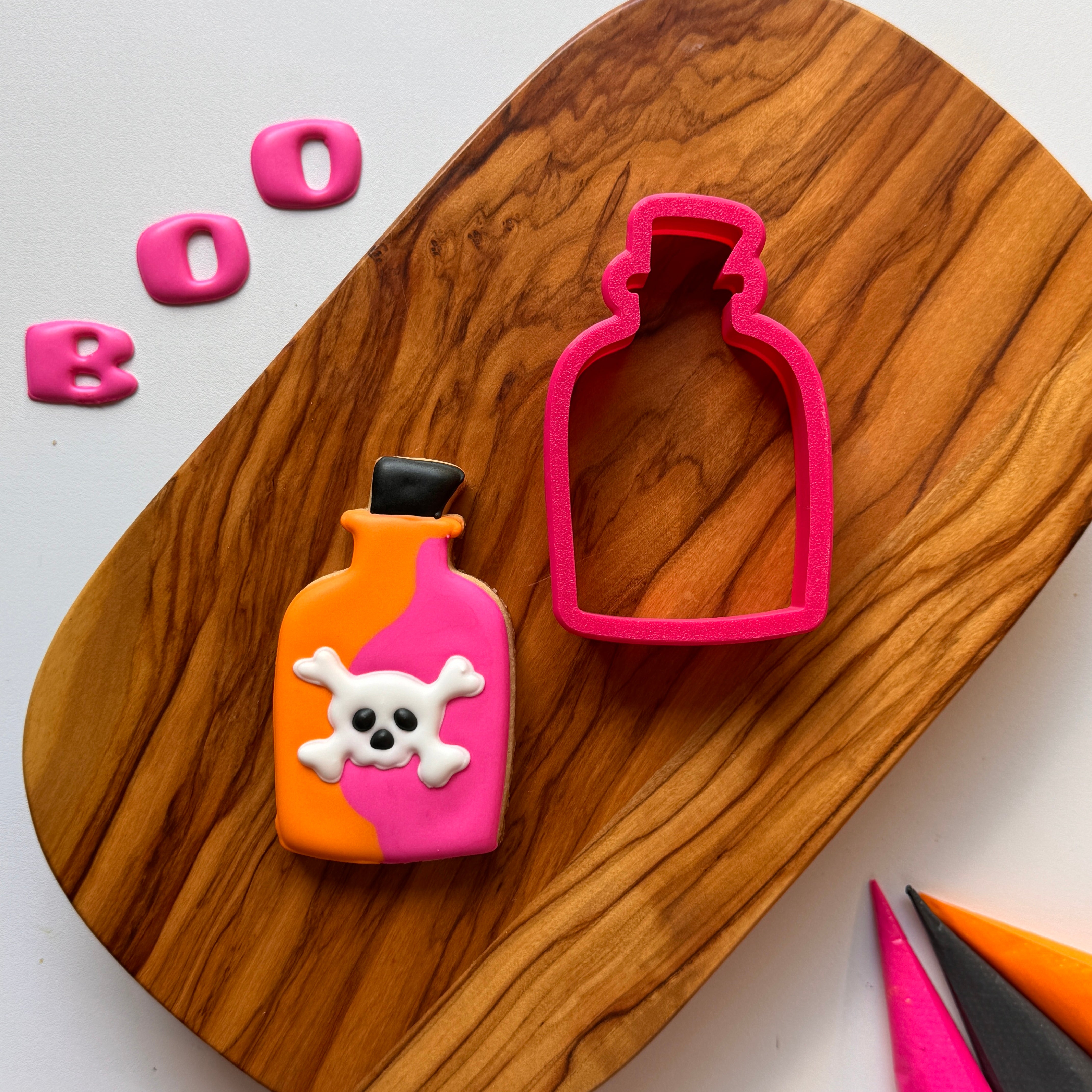 cookie subscription box | halloween poison bottle cookies | the cheerful baker