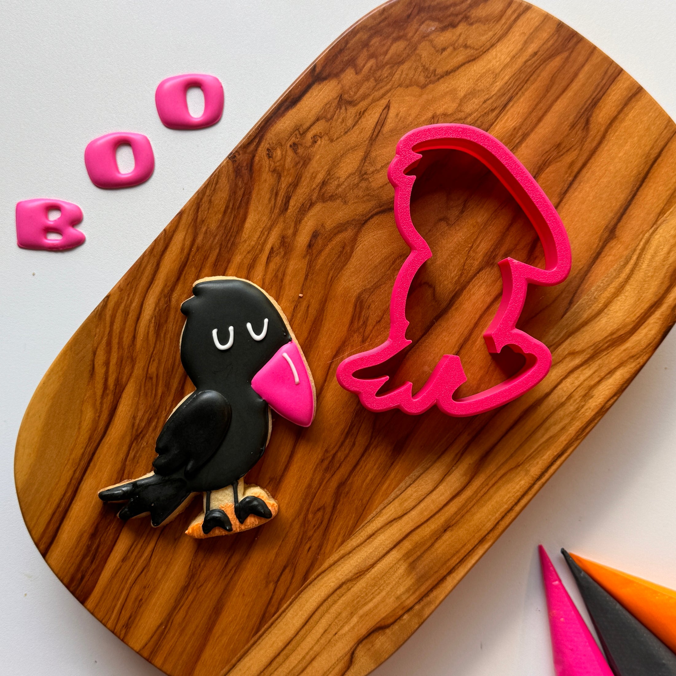 cookie subscription box | halloween crow cookies | the cheerful baker