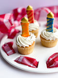 Load image into Gallery viewer, online cookie decorating class| birthday cookie candles | the cheerful baker
