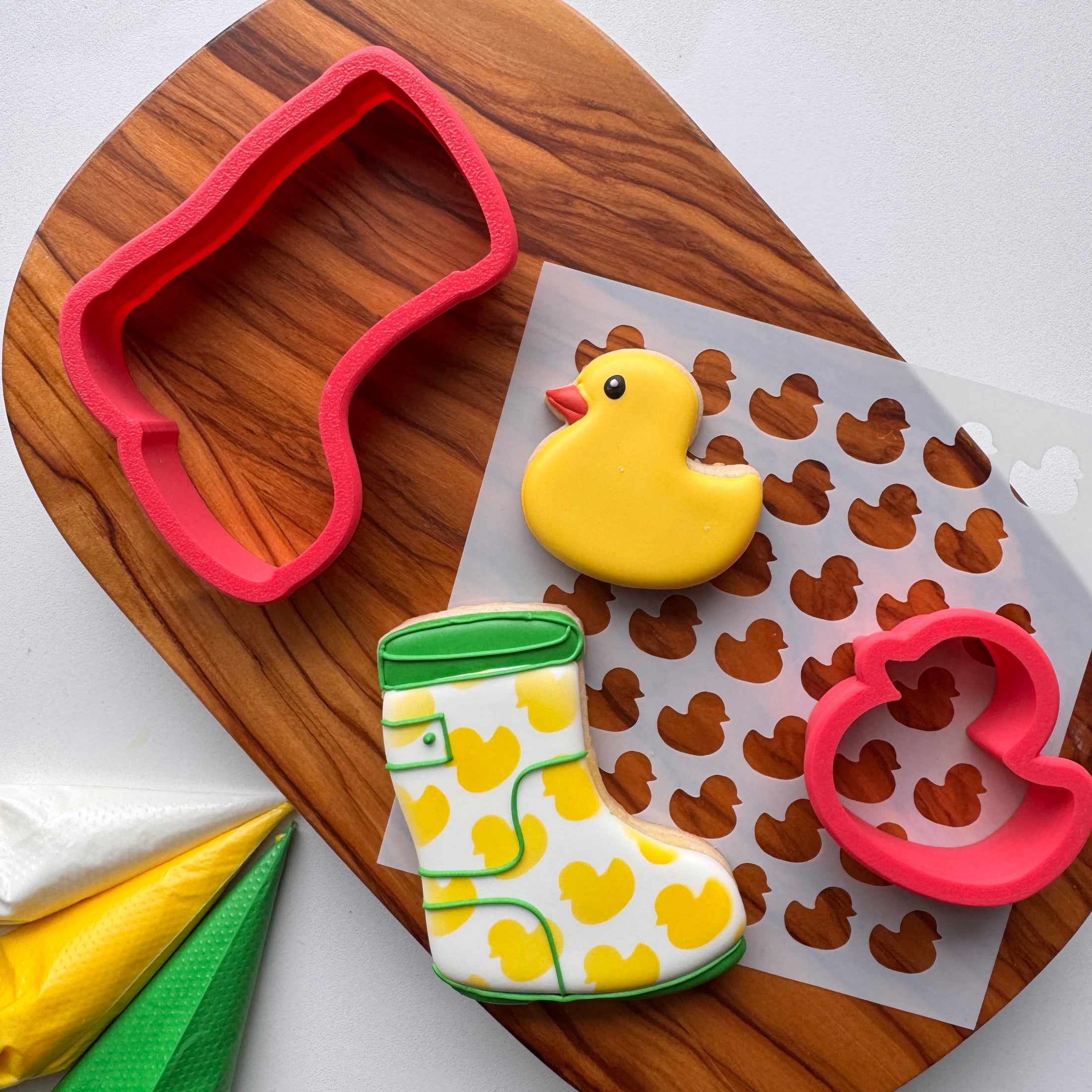 Cookie cutter and stencil set - Cookie Cutter of the Month Club