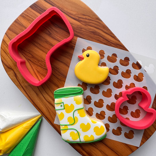 Cookie cutter and stencil set - Cookie Cutter of the Month Club