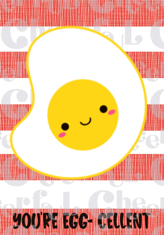 Valentine egg cookie backer card for packaging  - file download