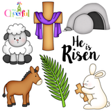 Easter He is Risen Cookie Cutter Set