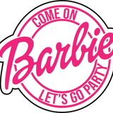 barbie cookie cutter lets go party