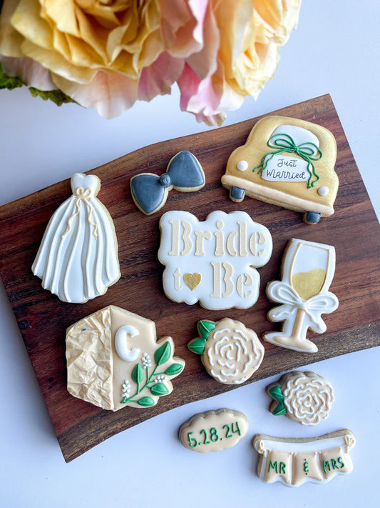 bridal shower cookie class | the cheerful baker