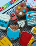 Load image into Gallery viewer, online cookie decorating classes | back to school | the cheerful baker
