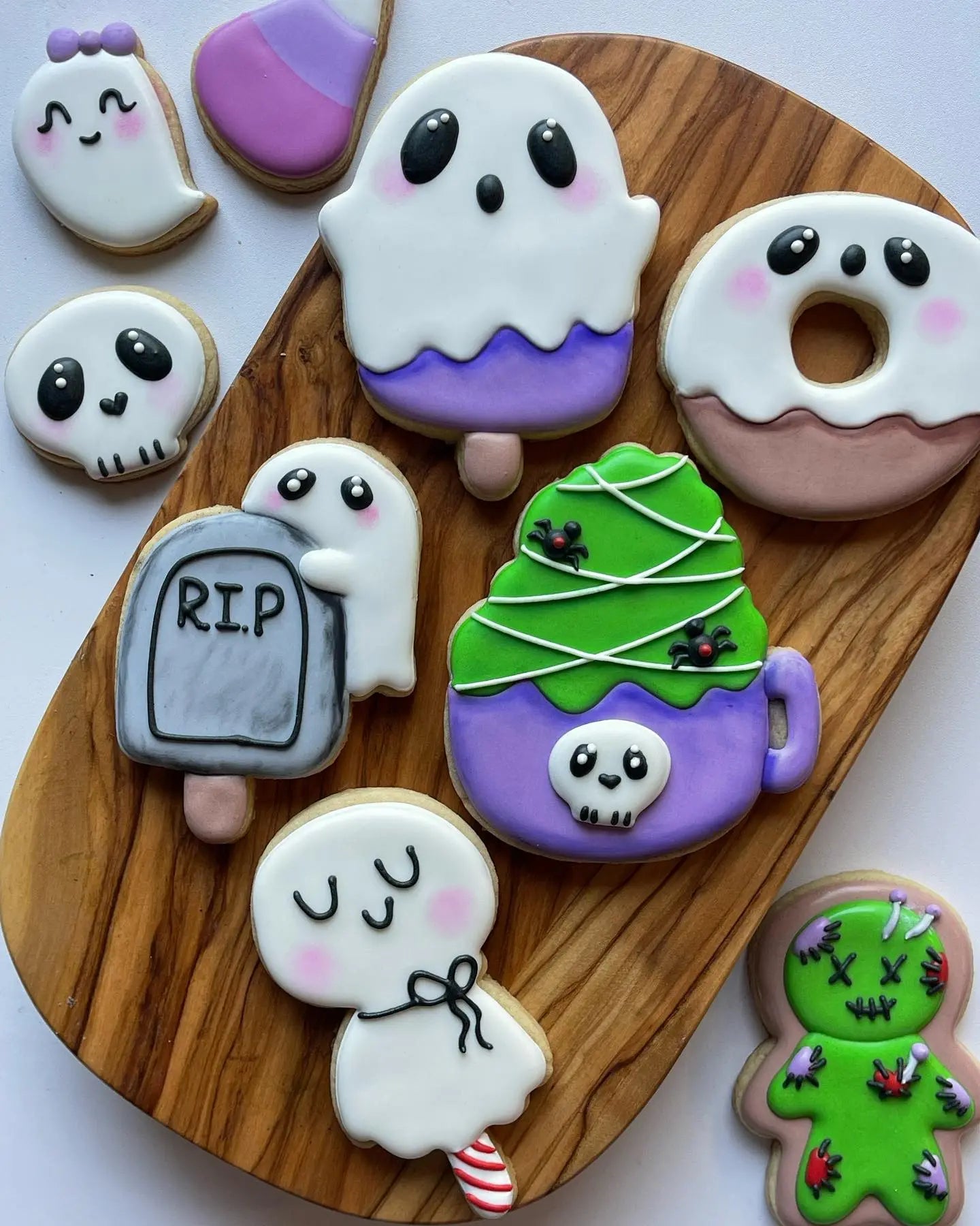 online cookie decorating classes | halloween ghost class | the cheerful baker