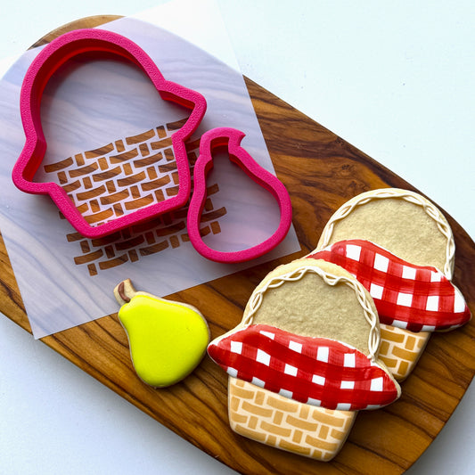 Cookie cutter and stencil set - Cookie Cutter of the Month Club