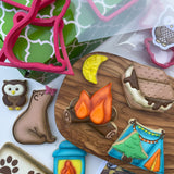 decorated camp cookies | The Cheerful Baker