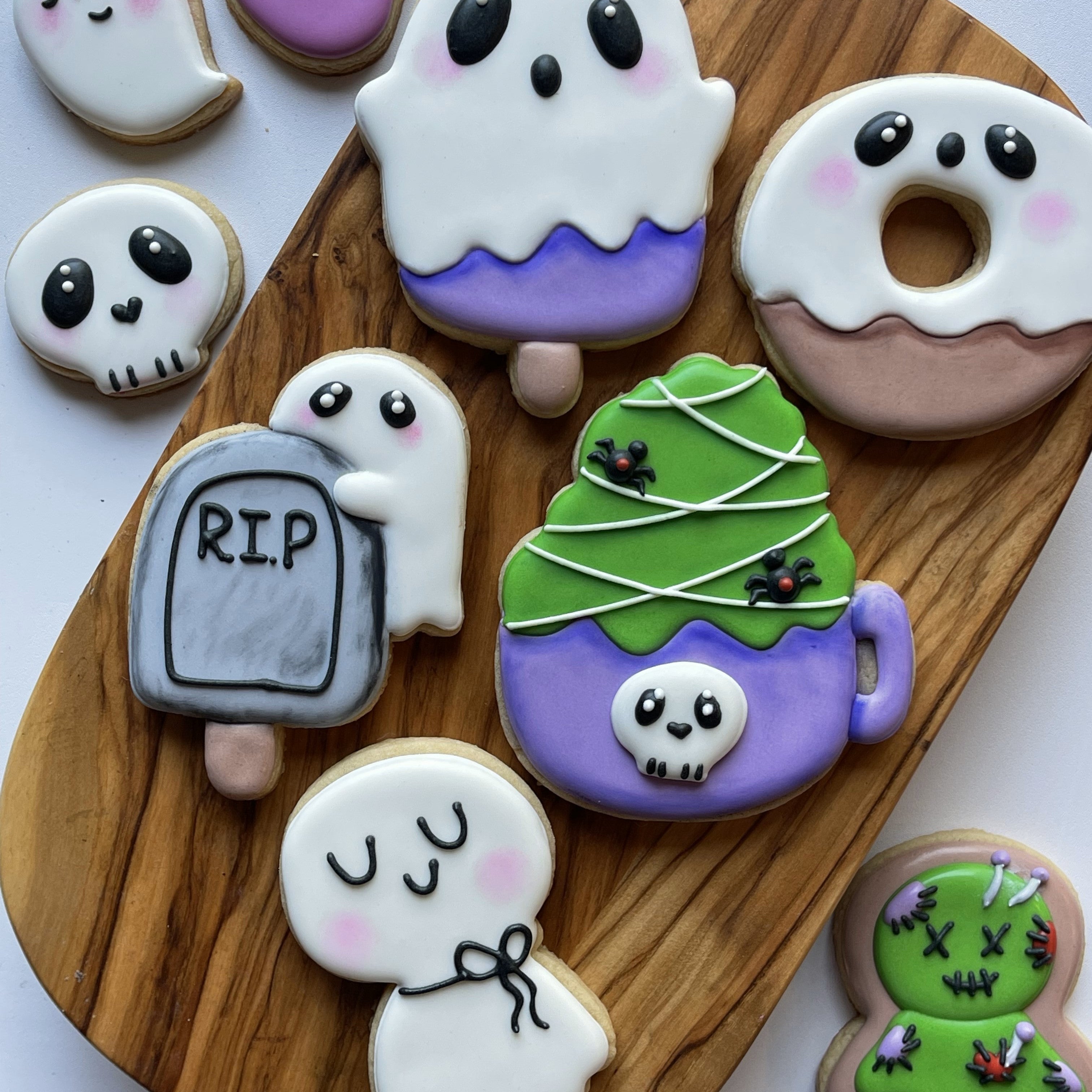 halloween royal icing cookie cutter set