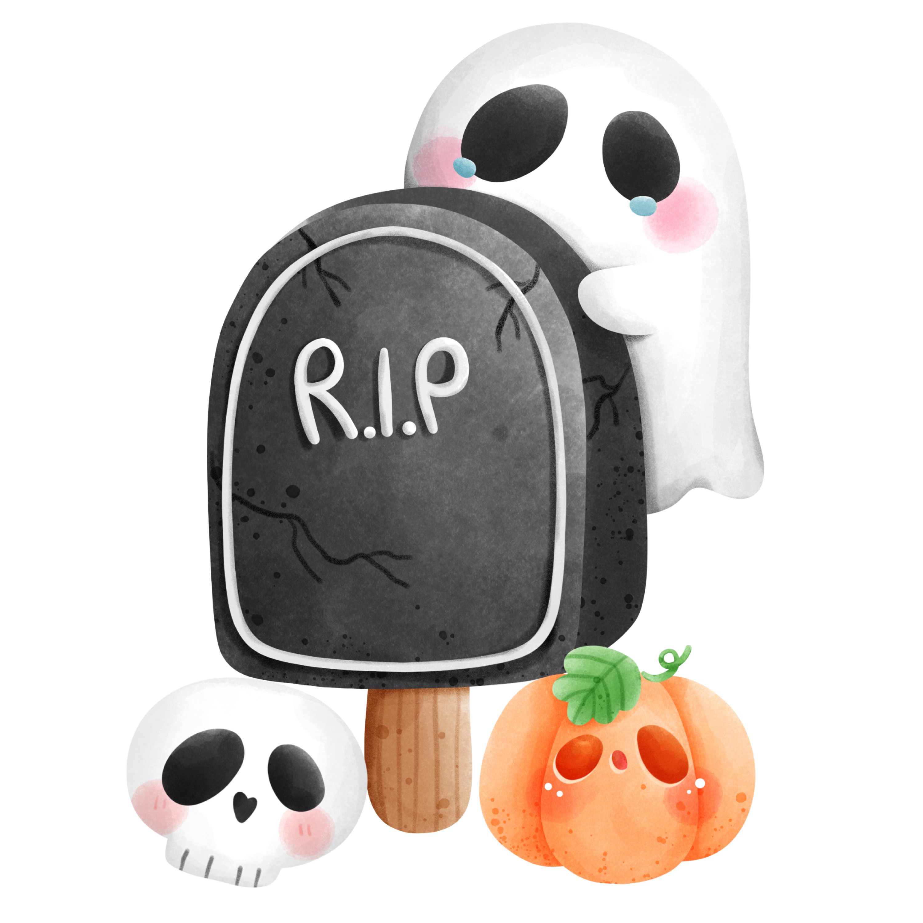 ghost and RIP cookie cutter