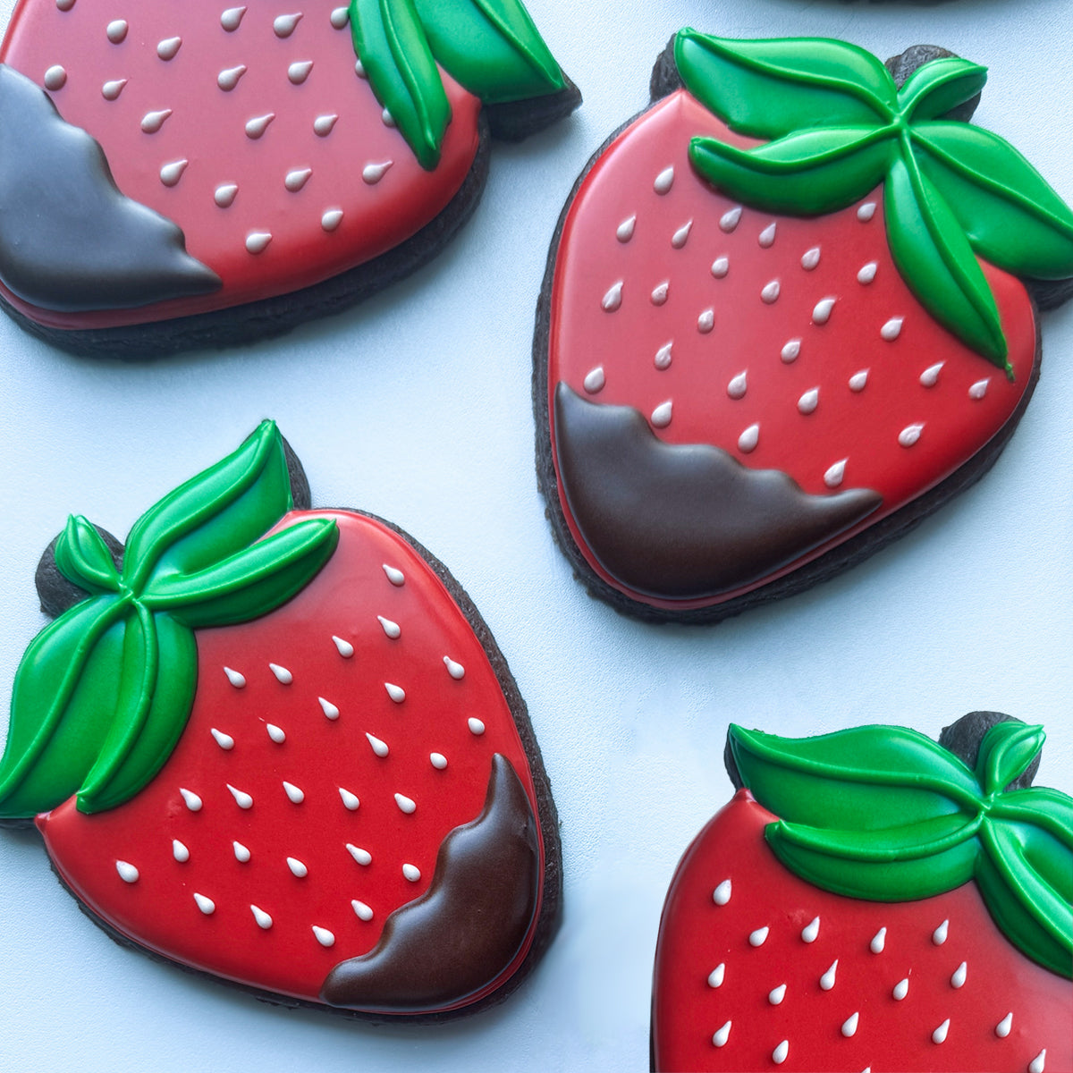 chocolate covered strawberry cookie recipe | The Cheerful Baker
