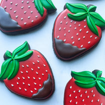 chocolate covered strawberry cookie recipe | The Cheerful Baker