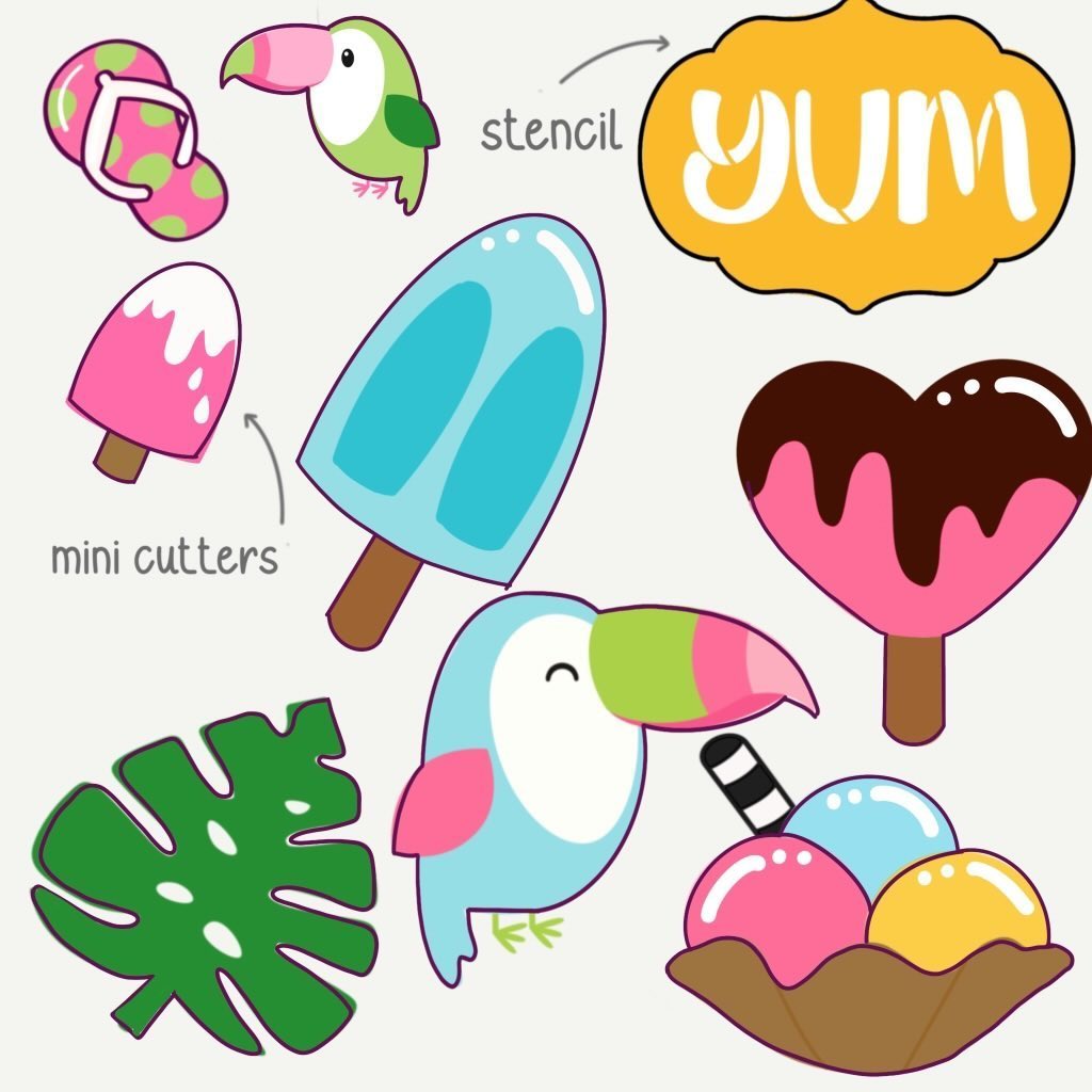 Toucan Ice-cream party Cheerful Box