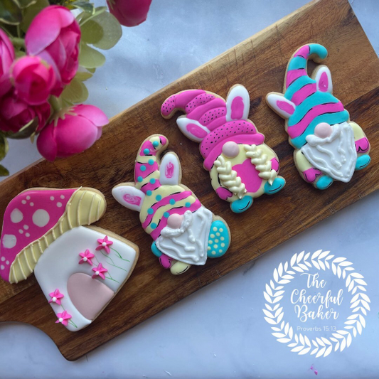 Spring Gnome Cookie Cutter set